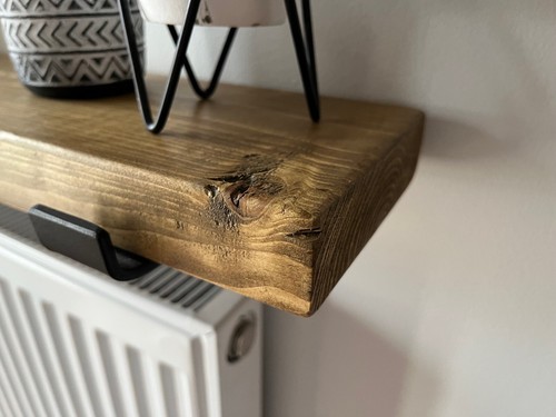 Rustic style radiator shelf - radiator,