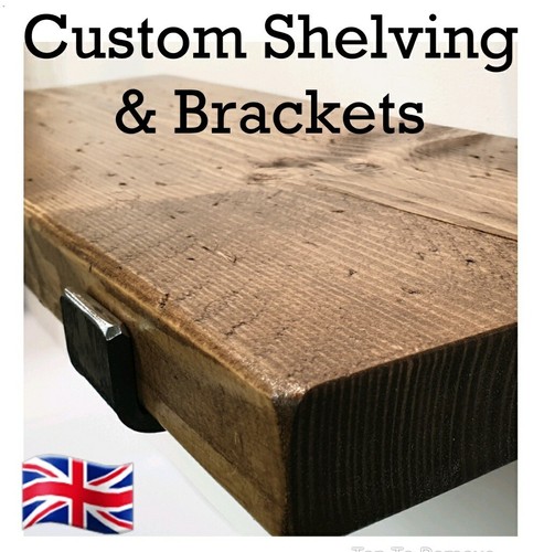 Reclaimed scaffold board shelf - scaffold,