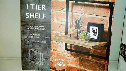 Wall mounted tier shelf - mounted,