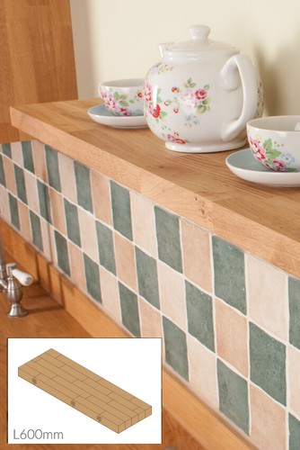 Solid oak wooden floating - solid,