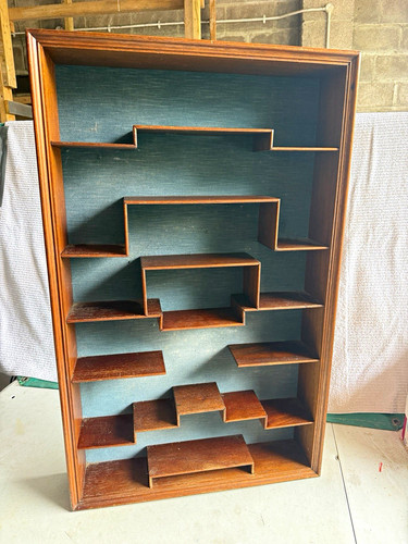 Wall mounted oak - oak, display