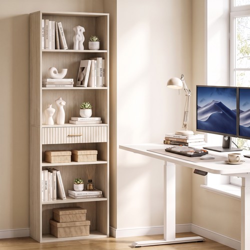 Tall bookcase with cubes - tall,