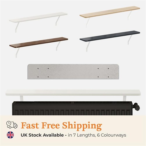 Radiator shelf with foil - shelf,