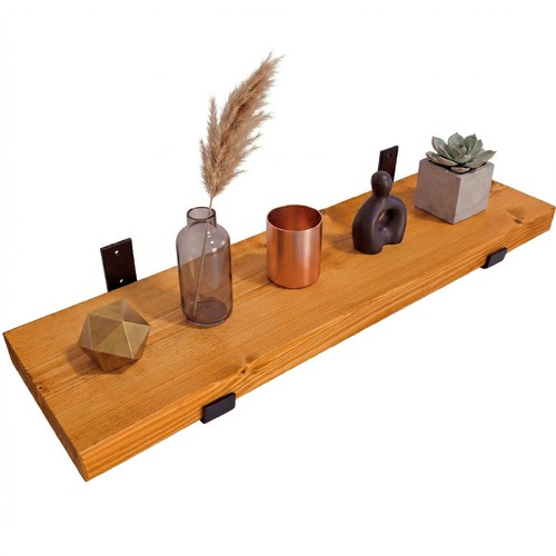 Wooden board wall shelf - board,