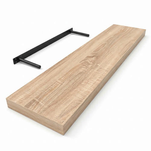 Floating wall shelf with - wall,