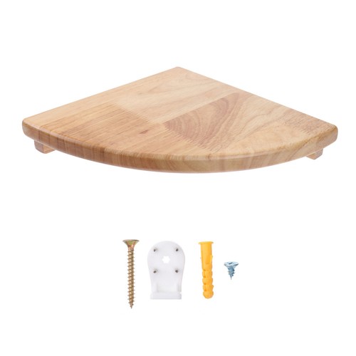 Assorted color oak wall shelf - assorted,